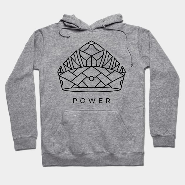 Power Is Power Hoodie by Joseph Mercado Art